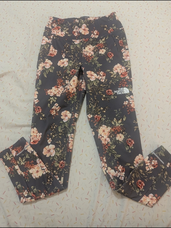 The North Face Other - The North Face Floral Active Leggings - Pink & Green on Charcoal